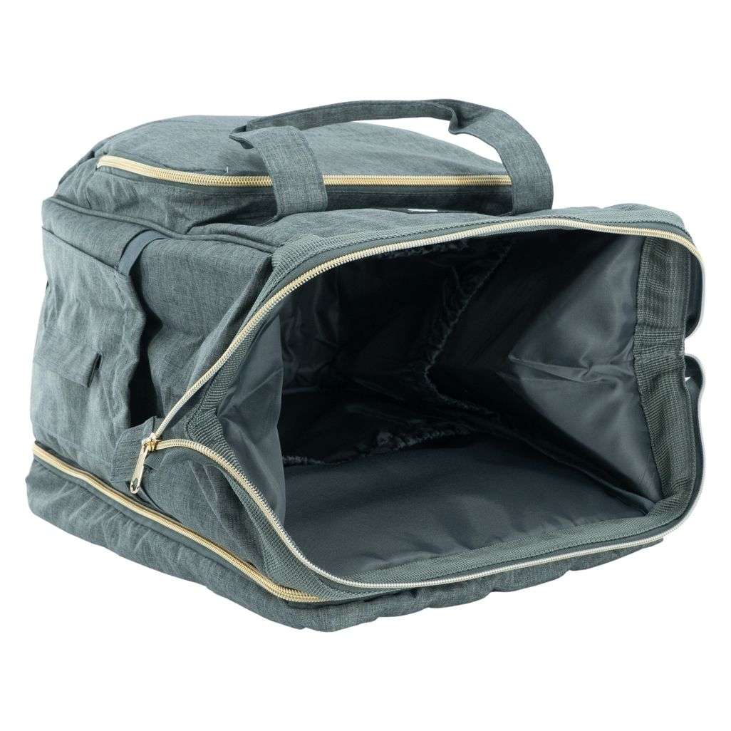 Totes Babe Alma Convertible Diaper Backpack Dark Grey