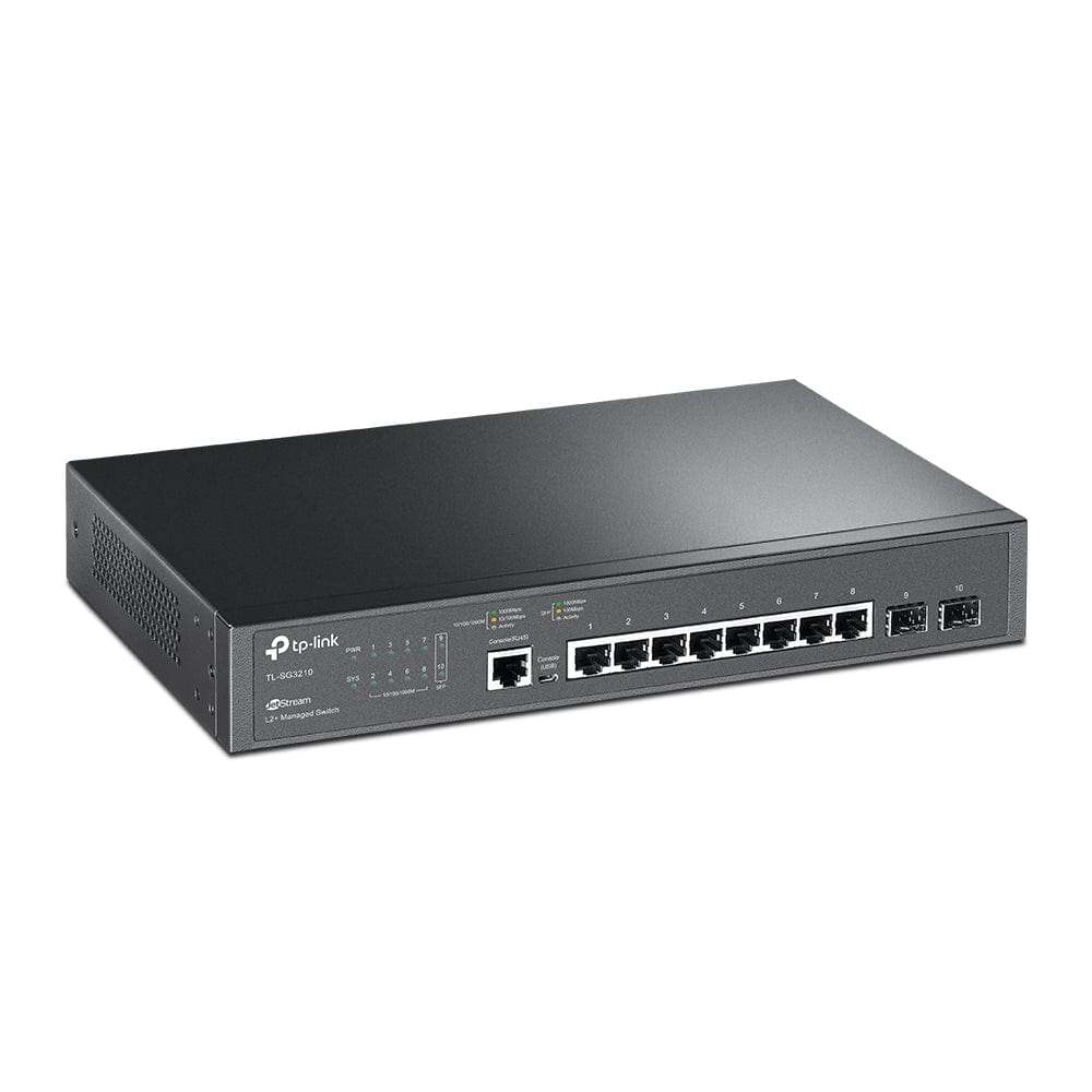 TP-Link TL-SG3210 JetStream 8-port Gigabit L2+ Managed Switch with 2-port SFP