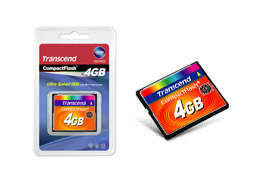 Transcend Ultra Performance 133x Speed Compact Flash Card - 4GB
