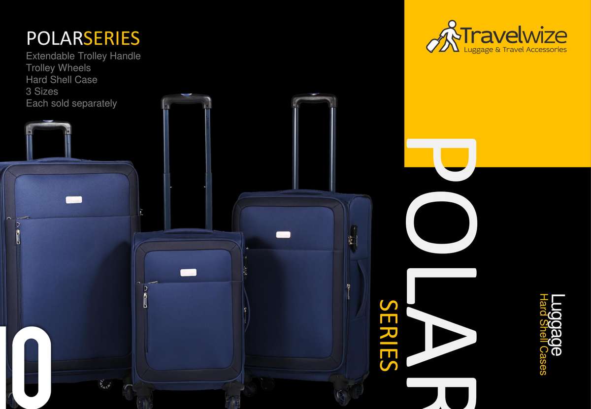 Travelwize Luggage Polar Series Medium 60cm Navy Blue