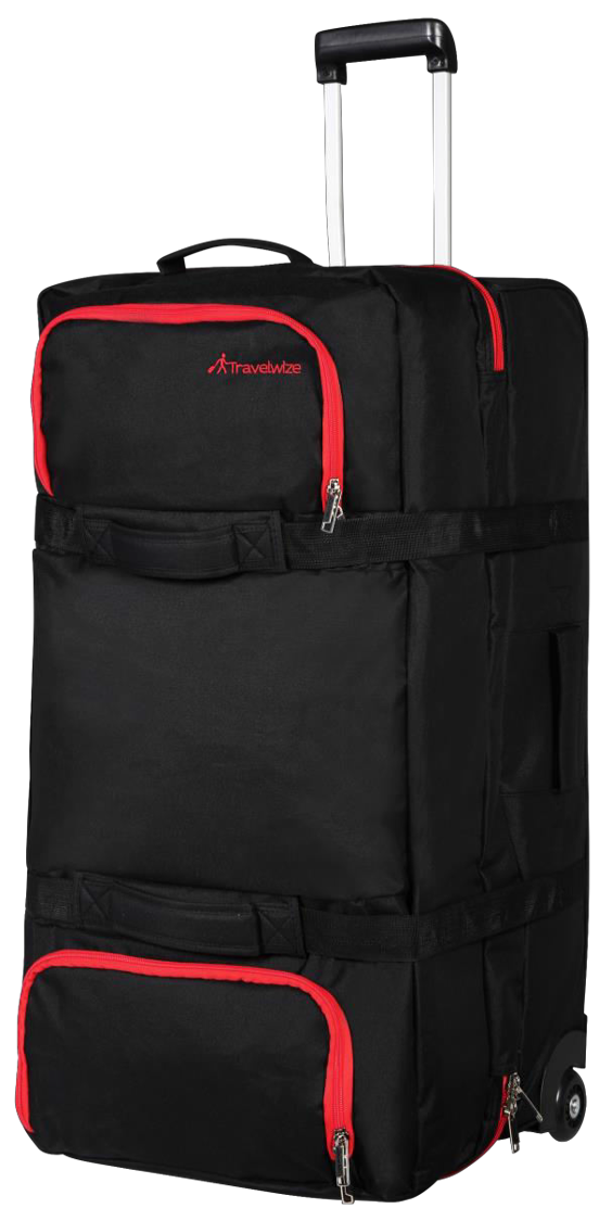 Travelwize Andy Sandwich Duffle 120L Black and Red