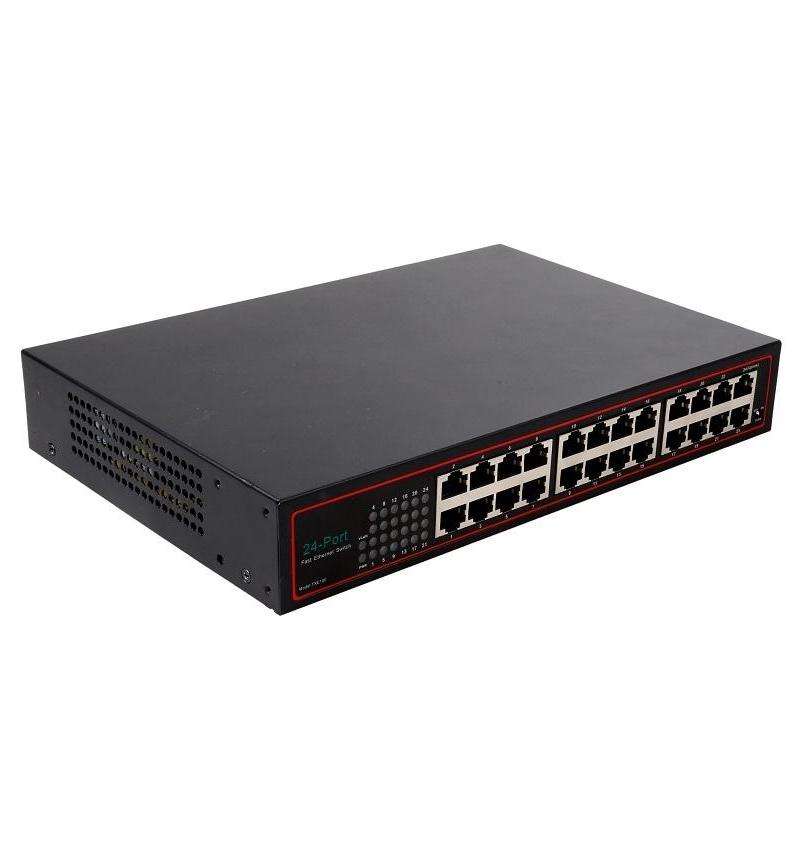 24-Port 10/100M Iron Shell Ethernet Swit