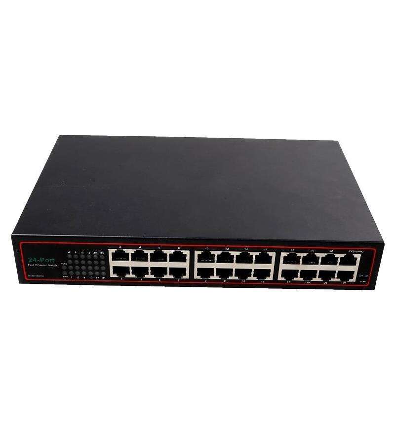 24-Port 10/100M Iron Shell Ethernet Swit