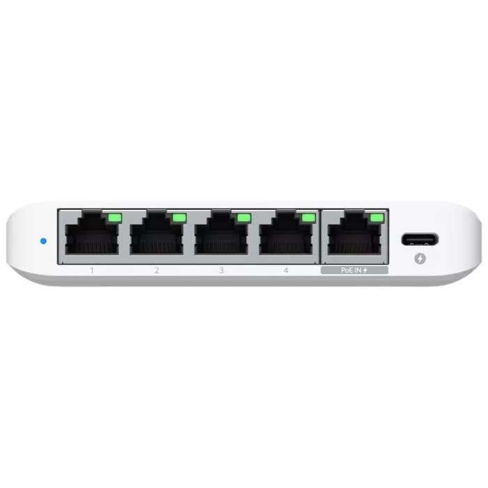 Ubiquiti UniFi Flex Mini 2.5Gbps 5 Port Switch with PoE Input | USW-Flex-2.5G-5-EU