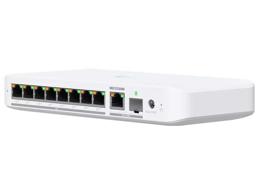 Ubiquiti UniFi Flex 2.5G PoE 8 Port PoE with 10G Combo Uplink | USW-Flex-2.5G-8-PoE0