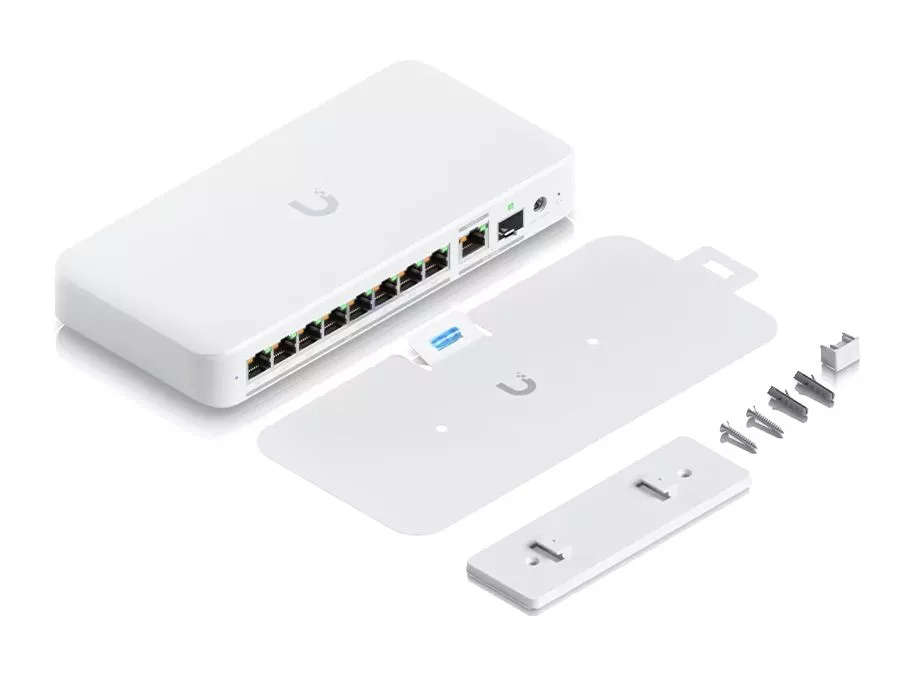 Ubiquiti UniFi Flex 2.5G PoE 8 Port PoE with 10G Combo Uplink | USW-Flex-2.5G-8-PoE0