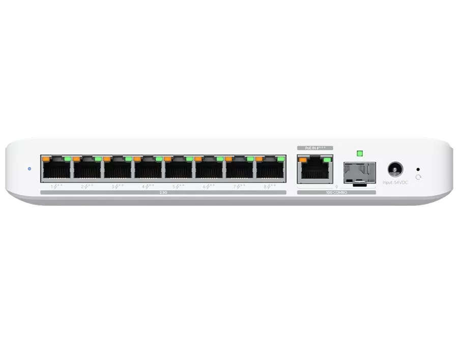 Ubiquiti UniFi Flex 2.5G PoE 8 Port PoE with 10G Combo Uplink | USW-Flex-2.5G-8-PoE0