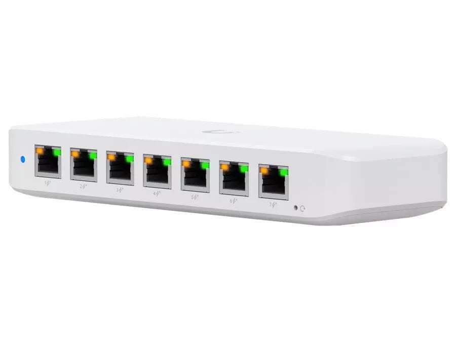 Ubiquiti UniFi Switch Ultra 8 Port Gigabit 1PoE Input 7 PoE Out | USW-Ultra