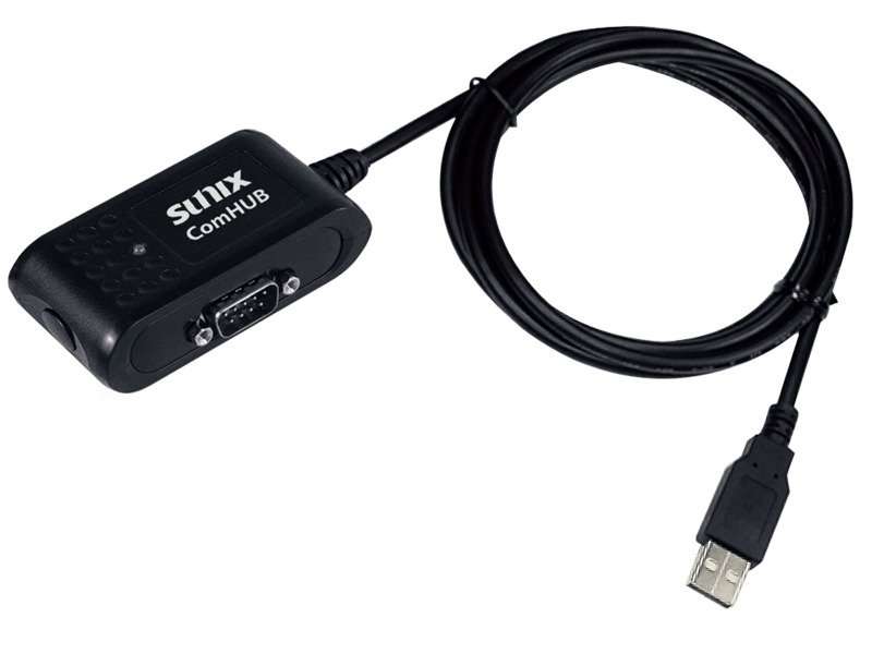 Sunix USB to 2 ports RS-232 Adapter (DB9M/Moschip)