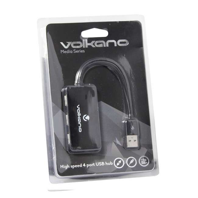 Volkano Media Series High Speed 4 Port USB Hub