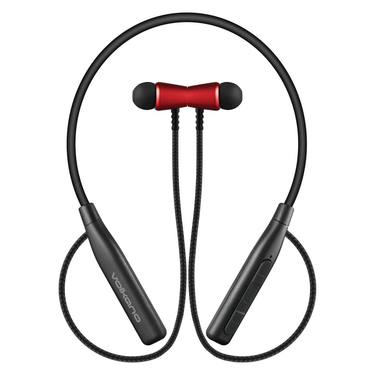 Volkano Aeon + Series Bluetooth Earphones with Neckband Red