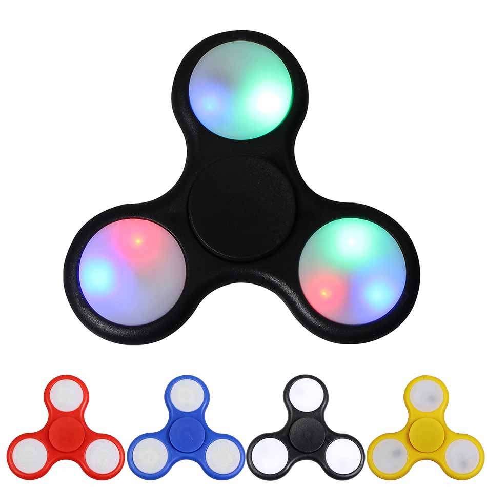 Volkano Spin Series LED Spinner - Black Blue Red Yellow