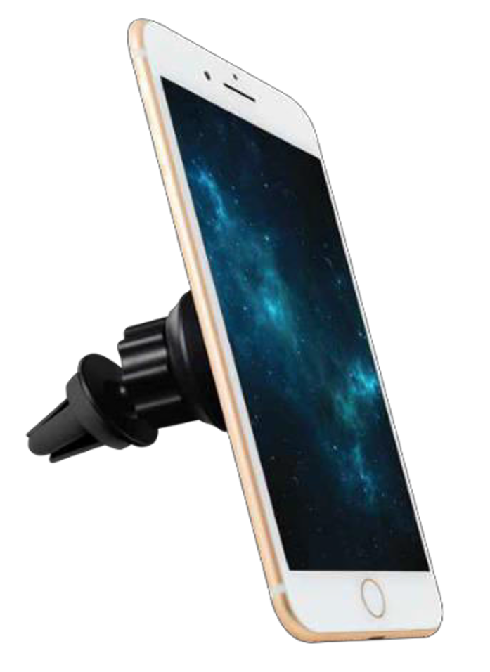 Volkano Breeze Series Car Airvent Magnetic Phone Holder - Black