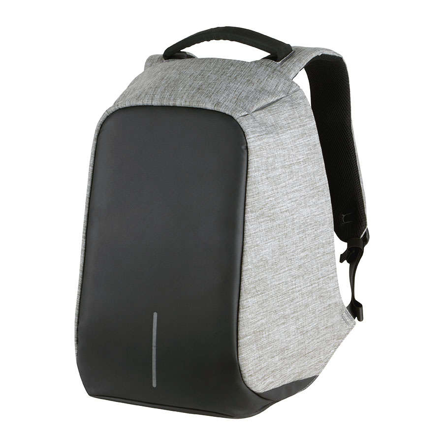 Volkano Smart Laptop Backpack Black and Charcoal