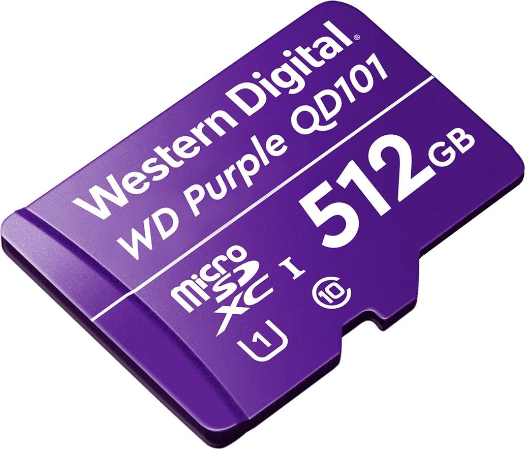 Western Digital WD Purple 512GB MicroSDXC card
