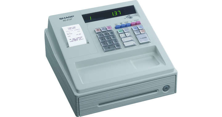 Sharp XE-A137-WH Cash register