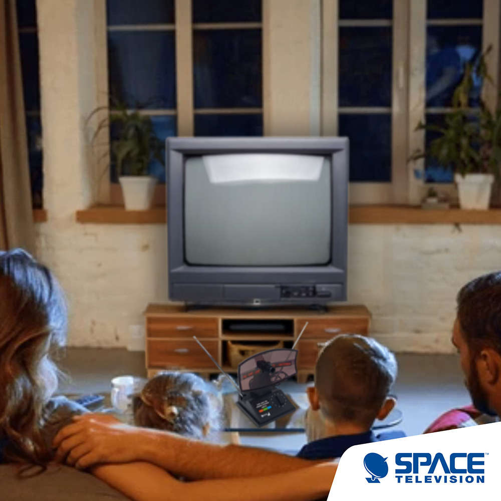 Space TV Dish Set Top Aerial - Analogue