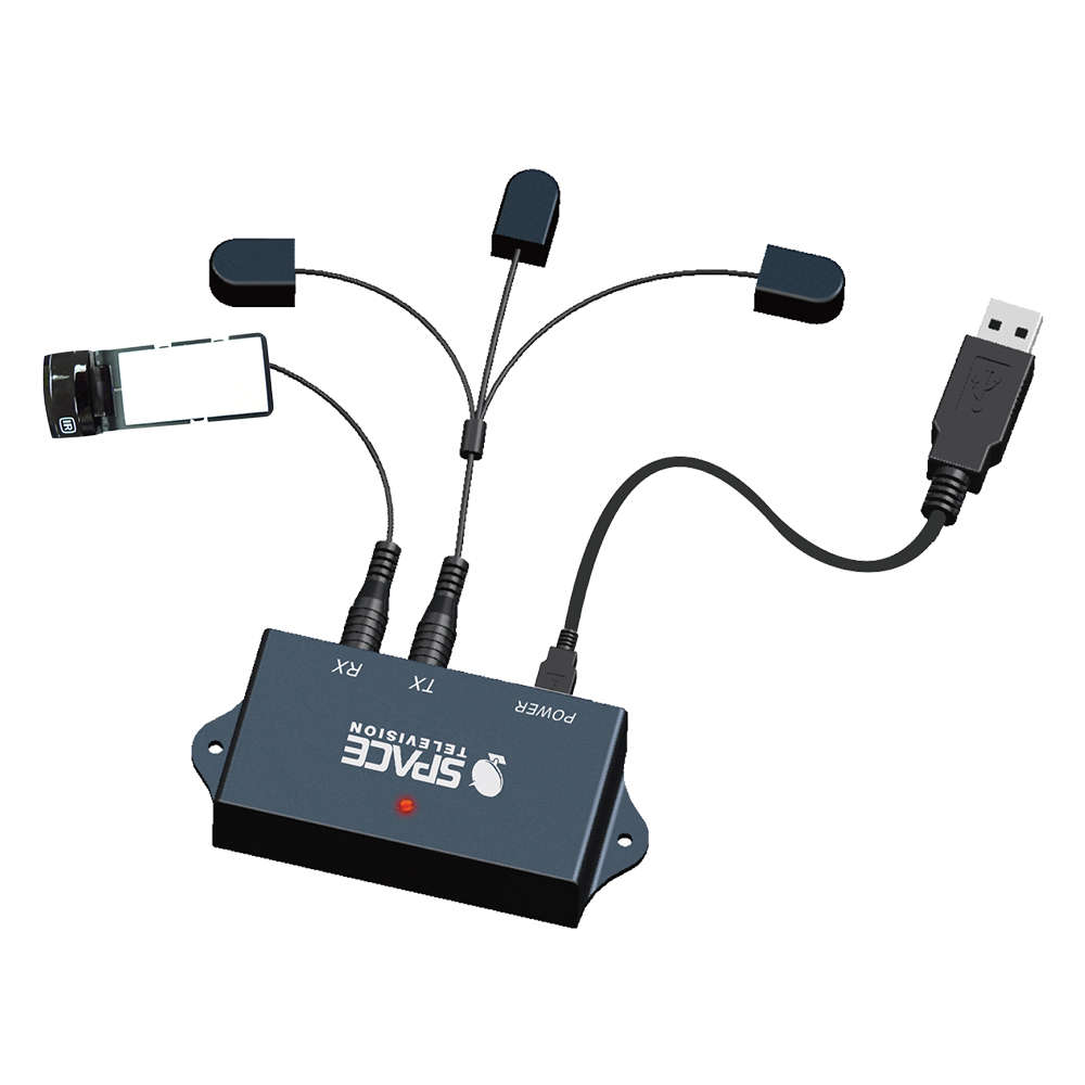Space TV Remote Signal Extender - Works Through Cabinet Doors