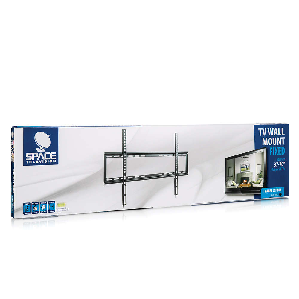 Flat Screen Wall Mount - Ultra Slim Fixed 37"-70" 35kg (TVARMECPL04)