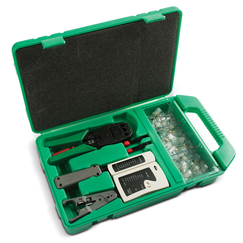 Professional Internet Network IT Tool Kit with Carry Case