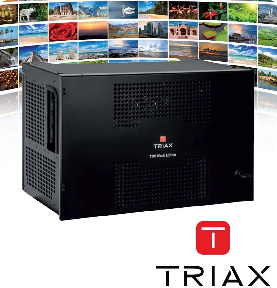 Triax 2 in 2 Out Active TV link Splitter, with Active Heart-Beat IR Return