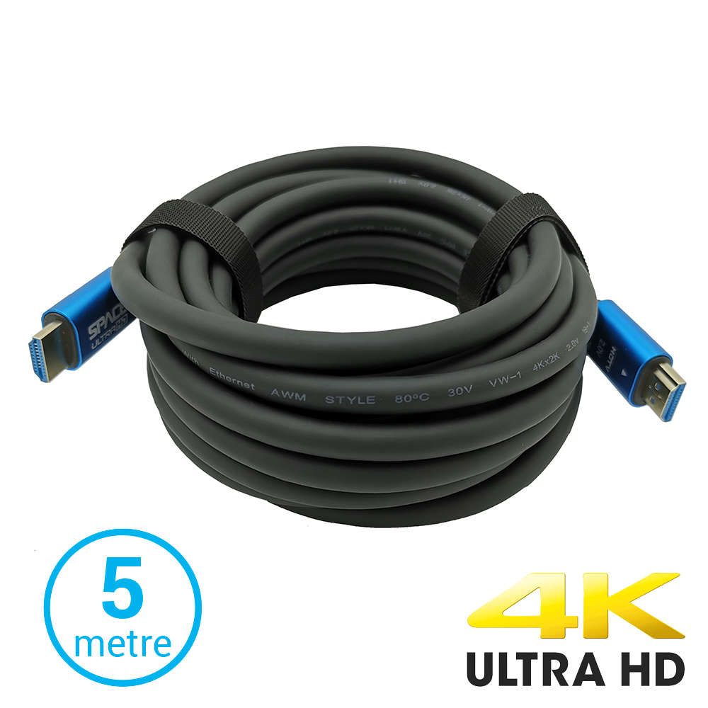 Space TV 5M True 4K High Speed Premium Quality HDMI Cable with Ethernet