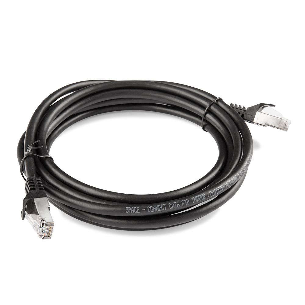 Space TV 5m CAT6 Network Patch Cable - Shielded, UV Protected - Double Pack