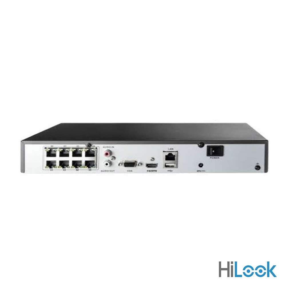 HiLook 8CH Mini 1U 8 PoE 4K NVR