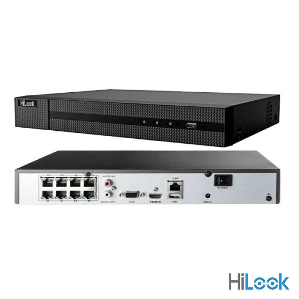 HiLook 8CH Mini 1U 8 PoE 4K NVR