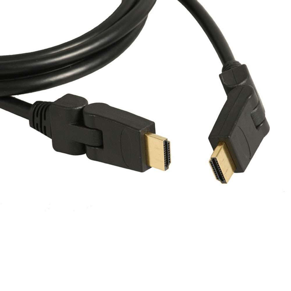 HDMI 3M LEAD WITH ROTATABLE PLUG
