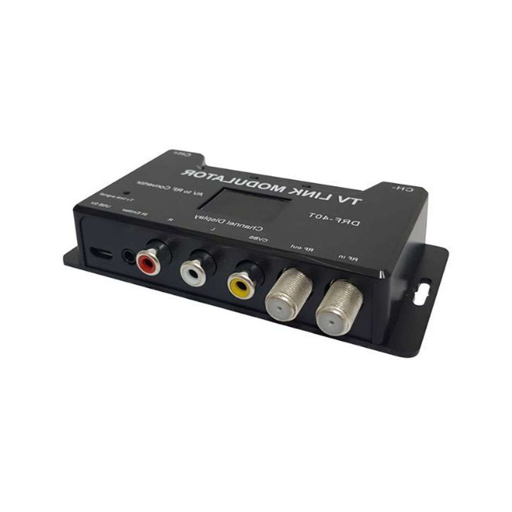 Space TV RF TV Modulator Audio Video Signal Converter with Additional RF in