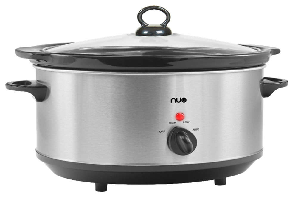 Nuo Slow Cooker Stainless Steel Brushed 6.5L 320W
