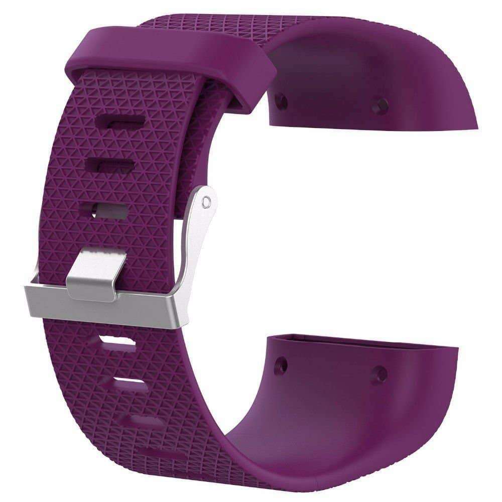 Silicone Strap for Fitbit Surge (S/M) - Purple