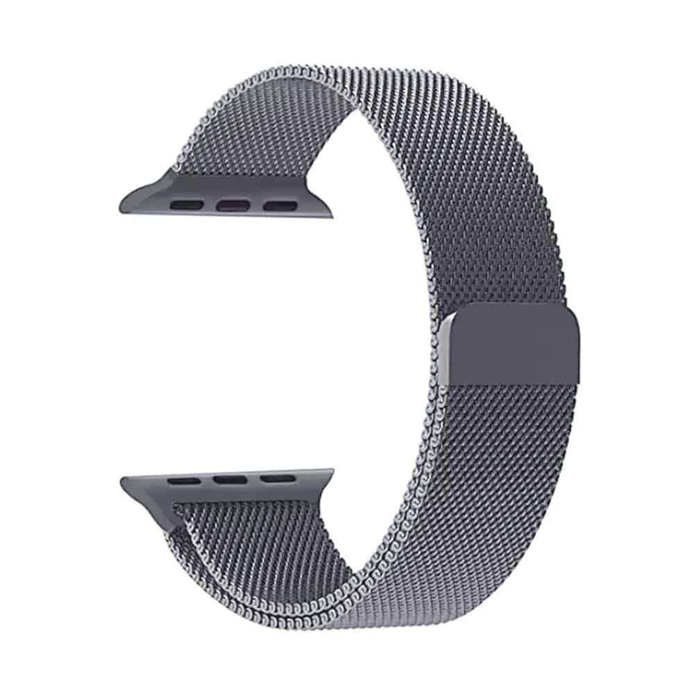 38/40/41mm Apple Watch Milanese steel strap - Space grey (S-M-L)