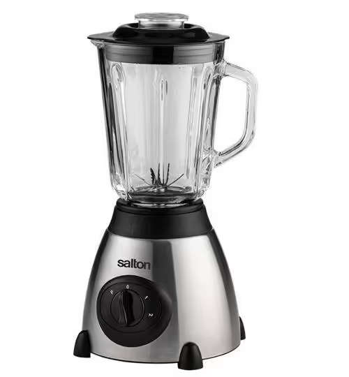 Salton 1.5l Glass Jug Blender with Mill