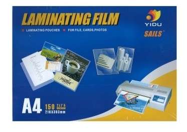 The BRAINWARE YIDU A4 Laminating Pouch X100