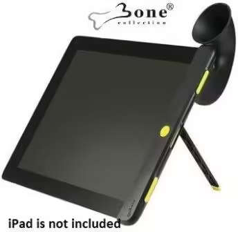 Bone Black iPad 2 Collection Horn Stand
