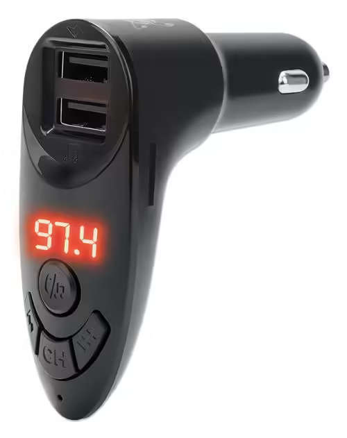 Manhattan Bluetooth FM Transmitter with Dual USB