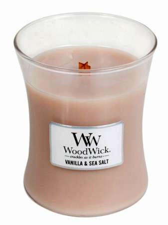 Woodwick Vanilla & Sea Salt Medium Jar Retail Box