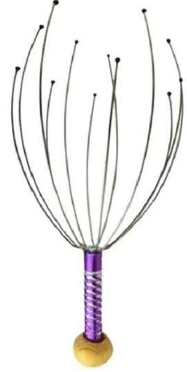 Casey Purple 12 Fingers Head And Scalp Hand Held