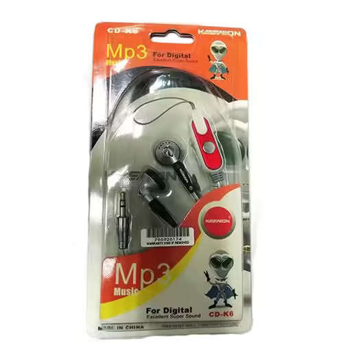 Geeko Silver & Black in-Ear Earphones