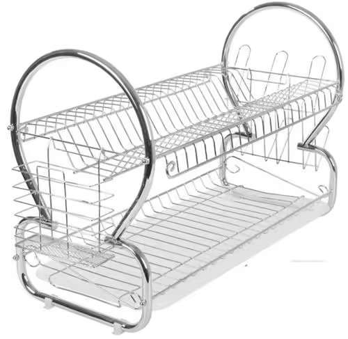 Casey 2 Layer 40cm Stainless Steel Medium Dish