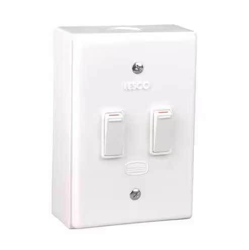 Lesco LSS Range 2 Lever 2x1 Way Switch Shrink