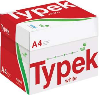 Typek A4 Paper 80grams 5x Reams Paper Box