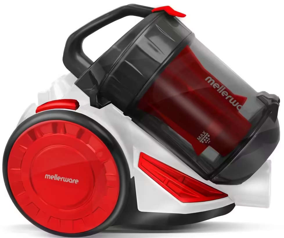 Vacuum Cleaner Bagless Cyclone Plastic Red 1.2L