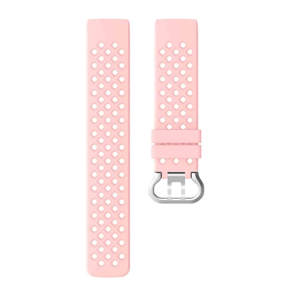 Silicone Strap for Fitbit Versa/Versa 2 (S/M) - Light Pink