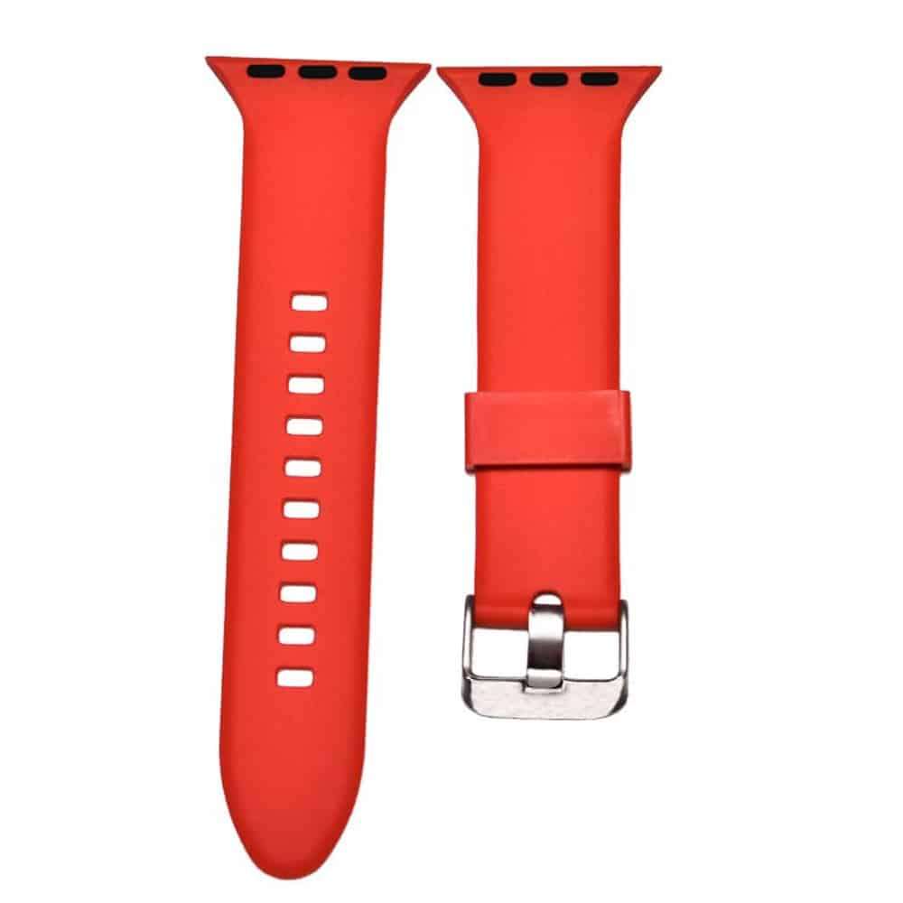 Silicone Strap for 42/44/45/49mm Apple Watch - Red