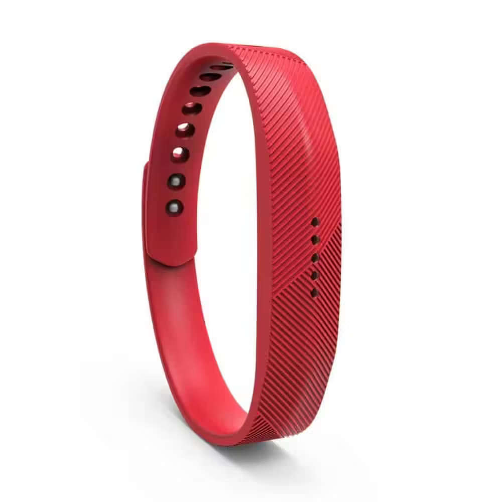 Replacement Silicone Strap for Fitbit Flex 2 - Red - S-M
