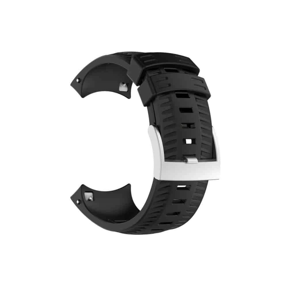 Silicone Strap for Suunto 9 Baro -Black