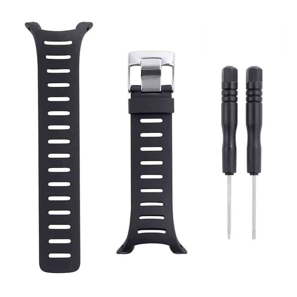 34mm Silicone Strap for Suunto T1/T1C/T3/T3C/T3D/T4C - Black